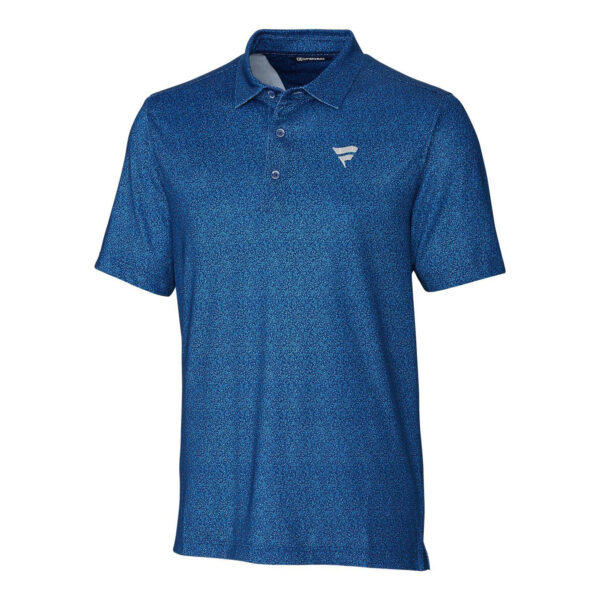 Men's Cutter & Buck Blue Fanatics Corporate Pike Micro Floral Stretch Polo - Image 9