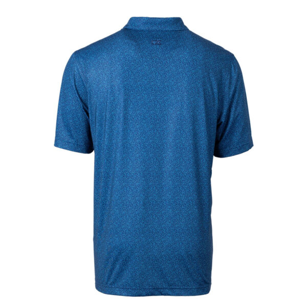Men's Cutter & Buck Blue Fanatics Corporate Pike Micro Floral Stretch Polo - Image 10
