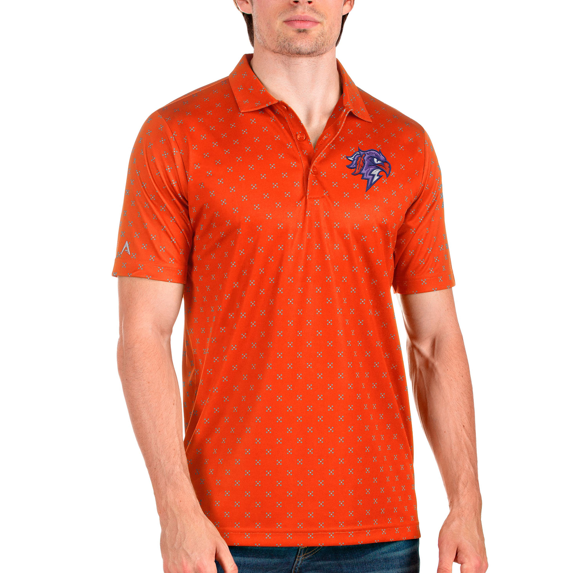 Men's Antigua Orange Halifax Thunderbirds Spark Polo
