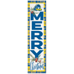 Delaware Fightin' Blue Hens 12'' x 48'' Outdoor Christmas Leaner