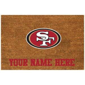 San Francisco 49ers 23'' x 35'' Personalized Door Mat