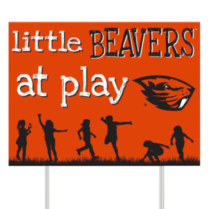 Oregon State Beavers 24" x 18" Little Fans At Play Yard Sign