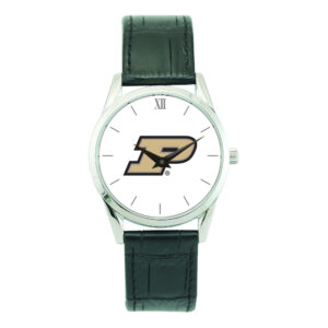 Unisex Silver Purdue Boilermakers Stainless Steel Wristwatch