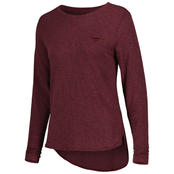 Women's johnnie-O Maroon Fanatics Corporate Addison Long Sleeve T-Shirt - Image 6