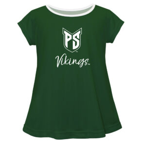 Girls Infant Green Portland State Vikings A-Line Top
