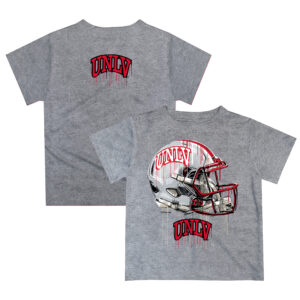 Infant Gray UNLV Rebels Dripping Helmet T-Shirt