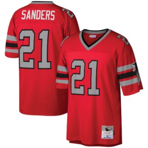 Atlanta Falcons Mitchell & Ness 1989 Deion Sanders Jersey - Red