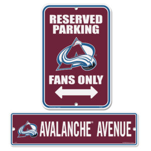 Colorado Avalanche Parking & Street Sign Set