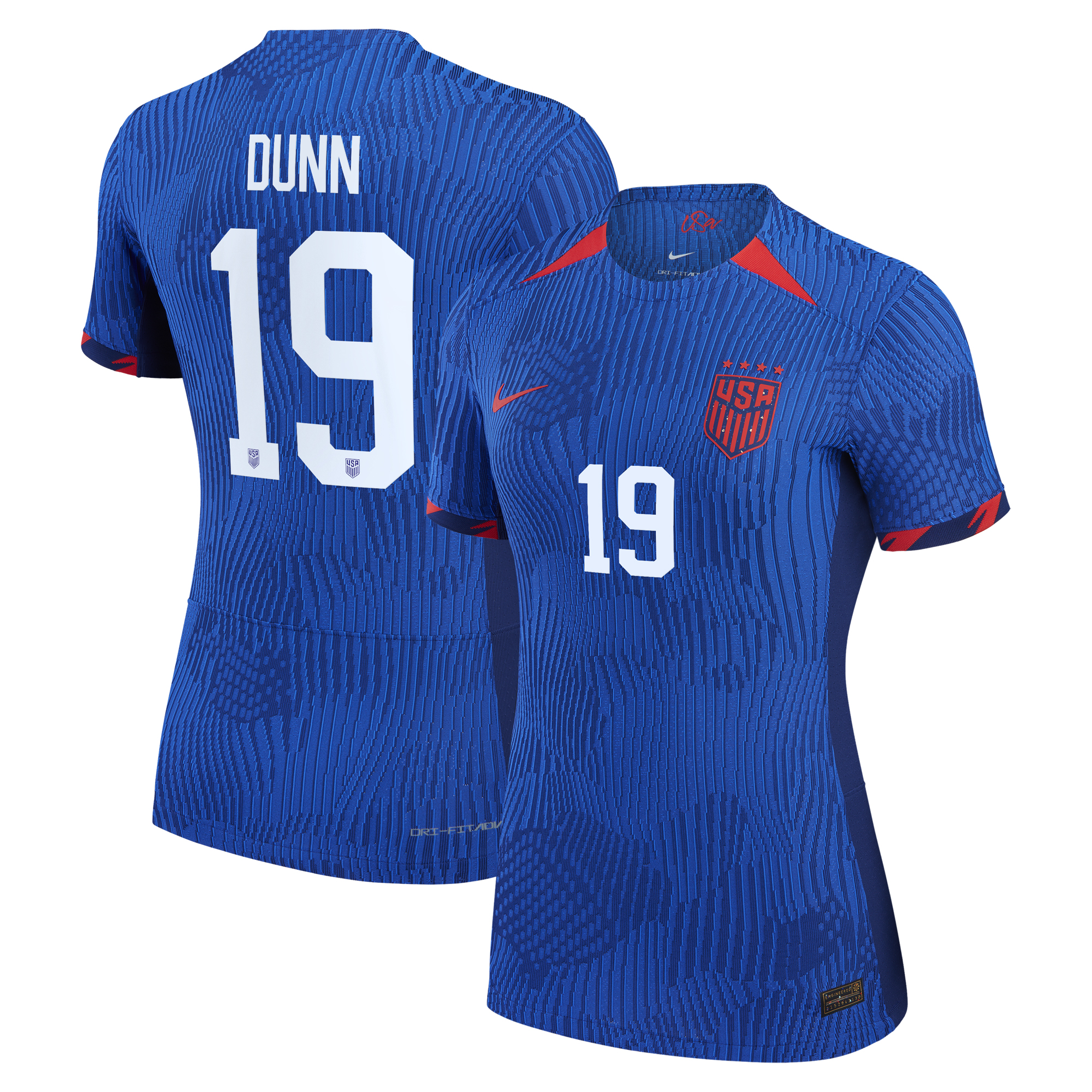 Women's Nike Crystal Dunn Royal USWNT 2023 Away Authentic Jersey - Image 5
