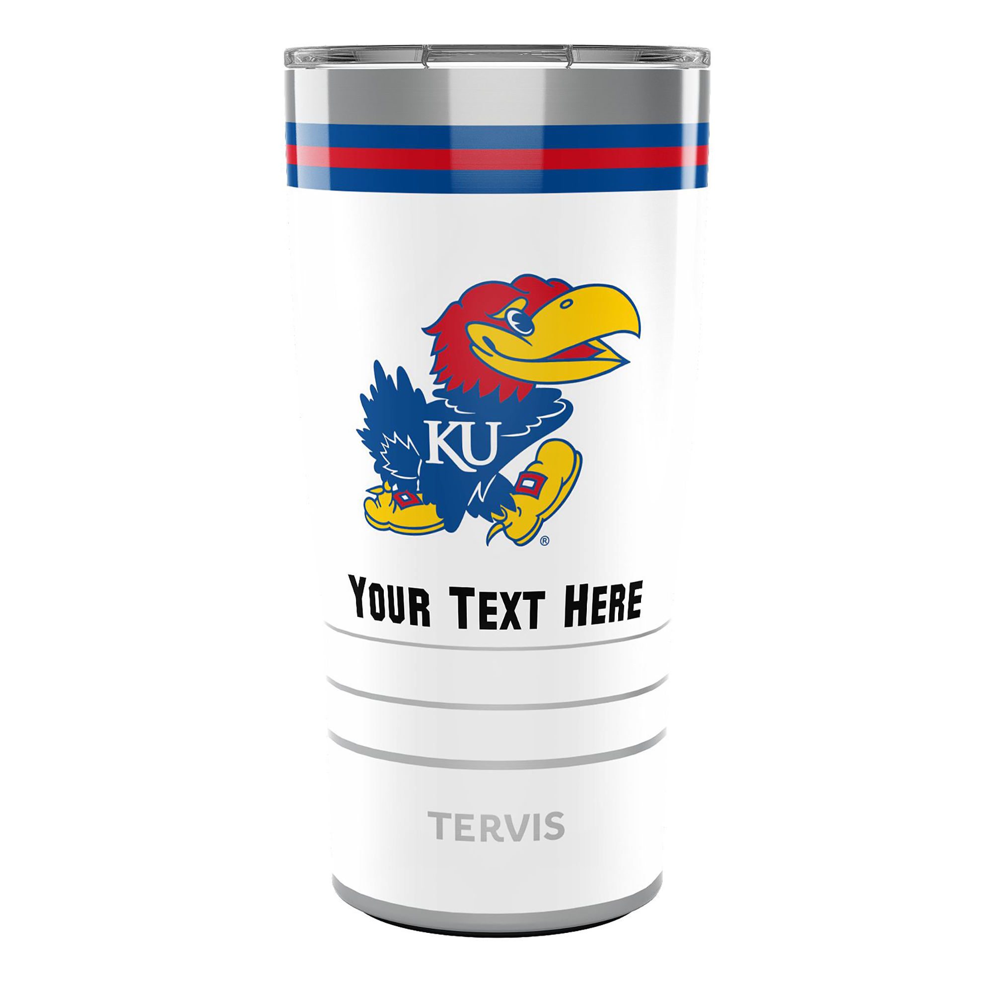 Tervis Kansas Jayhawks 20oz. Personalized Arctic Stainless Steel Tumbler