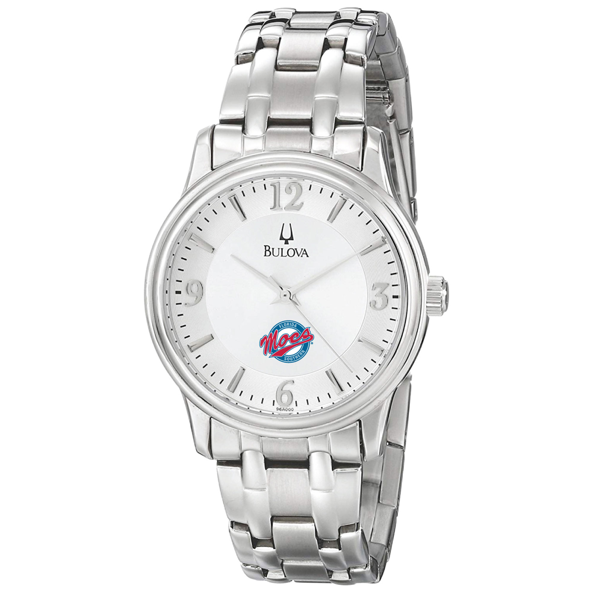 Men's Bulova Silver Florida Southern Mocs Stainless Steel Quartz Watch