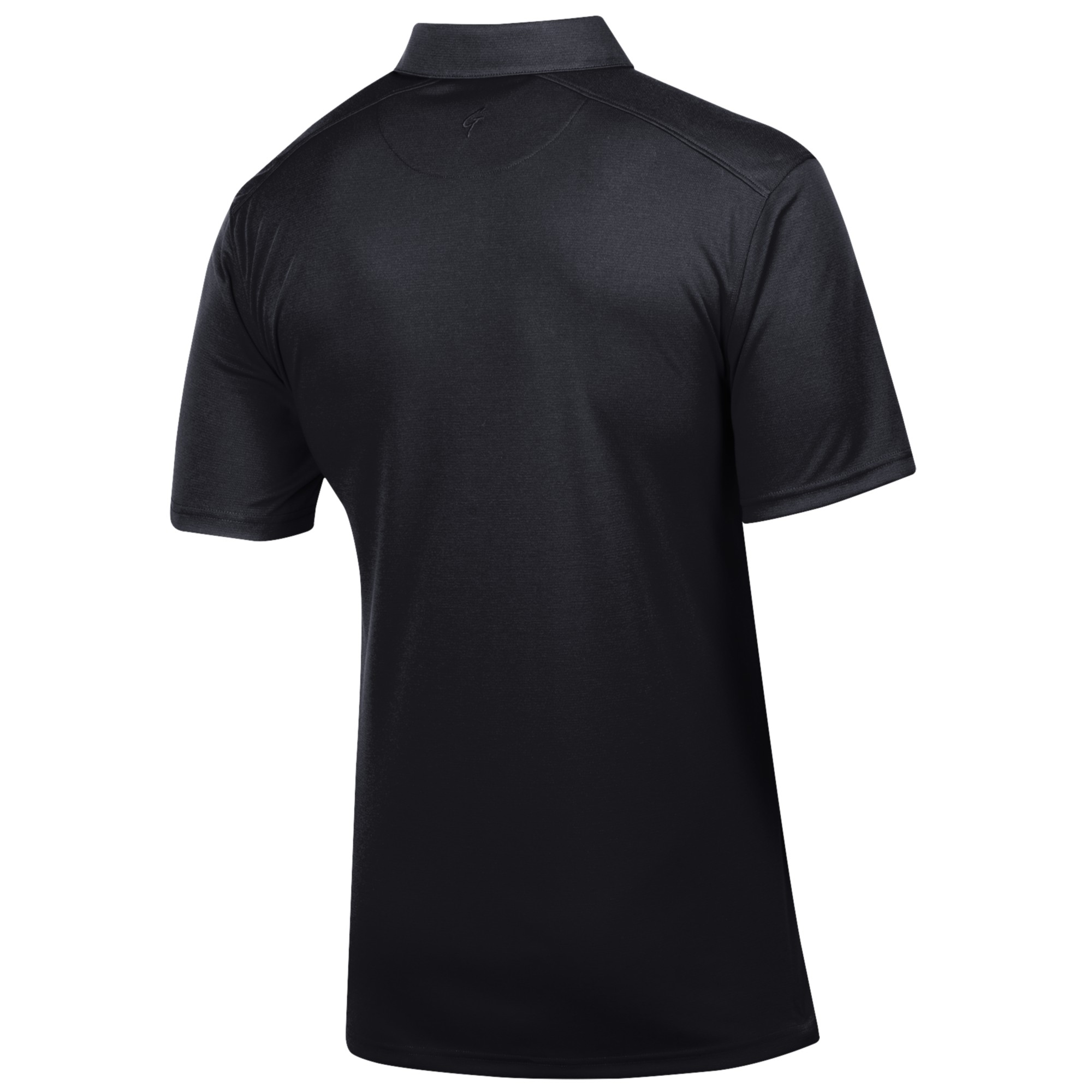Men's Black Iowa Hawkeyes Classic Jacquard Polo - Image 4