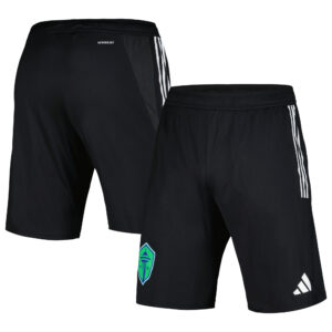 Men's adidas Black Seattle Sounders FC 2024 On-Field AEROREADY Training Shorts