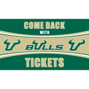 South Florida Bulls 28" x 16" Come Back With Tickets Door Mat
