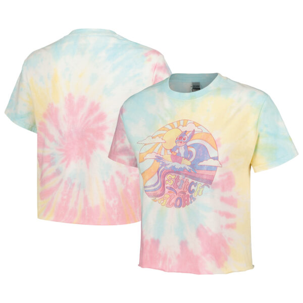 Unisex Blue Lilo and Stitch Stitch Colorful Tie-Dye T-Shirt - Image 5