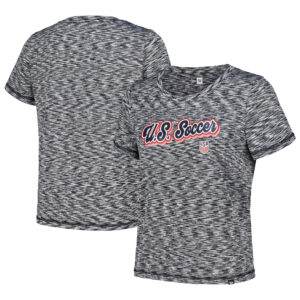 Women's 5th & Ocean by New Era Navy USWNT Athletic T-Shirt