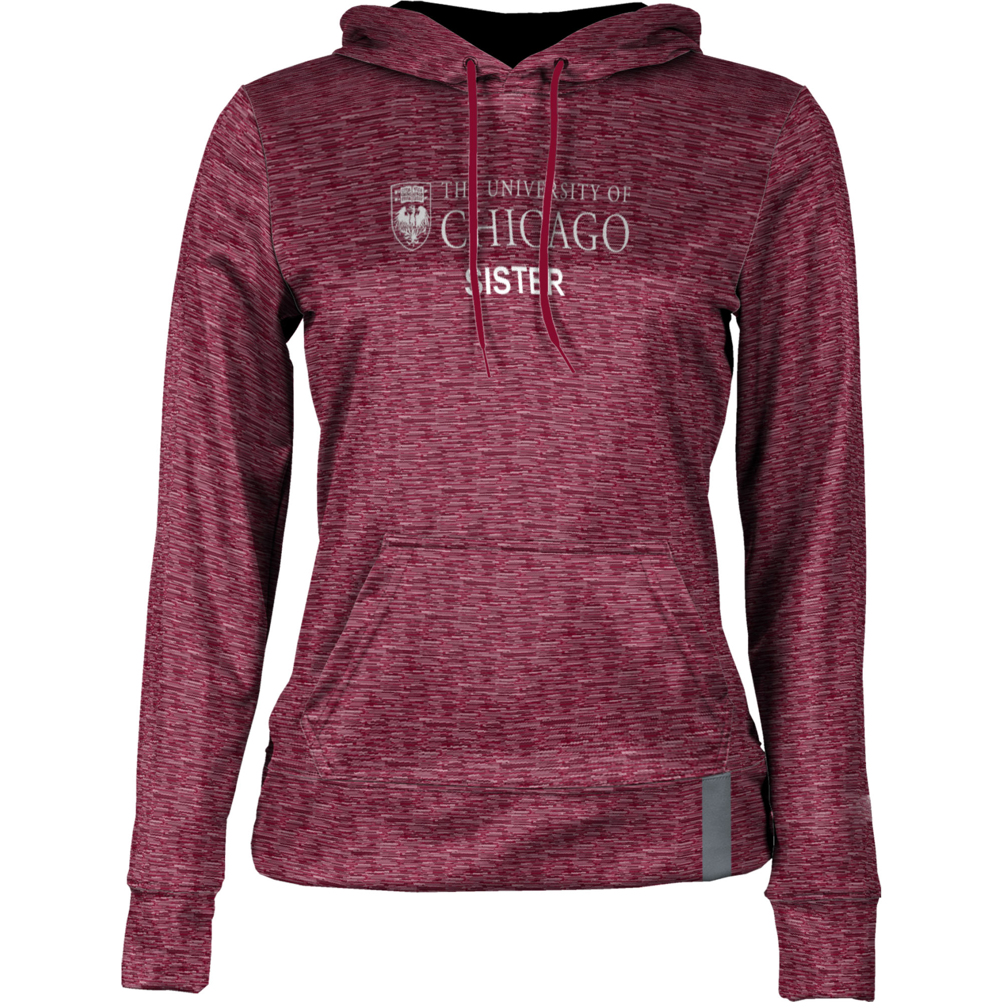 Women's ProSphere Maroon UChicago Maroons Sister Pullover Hoodie - Image 6