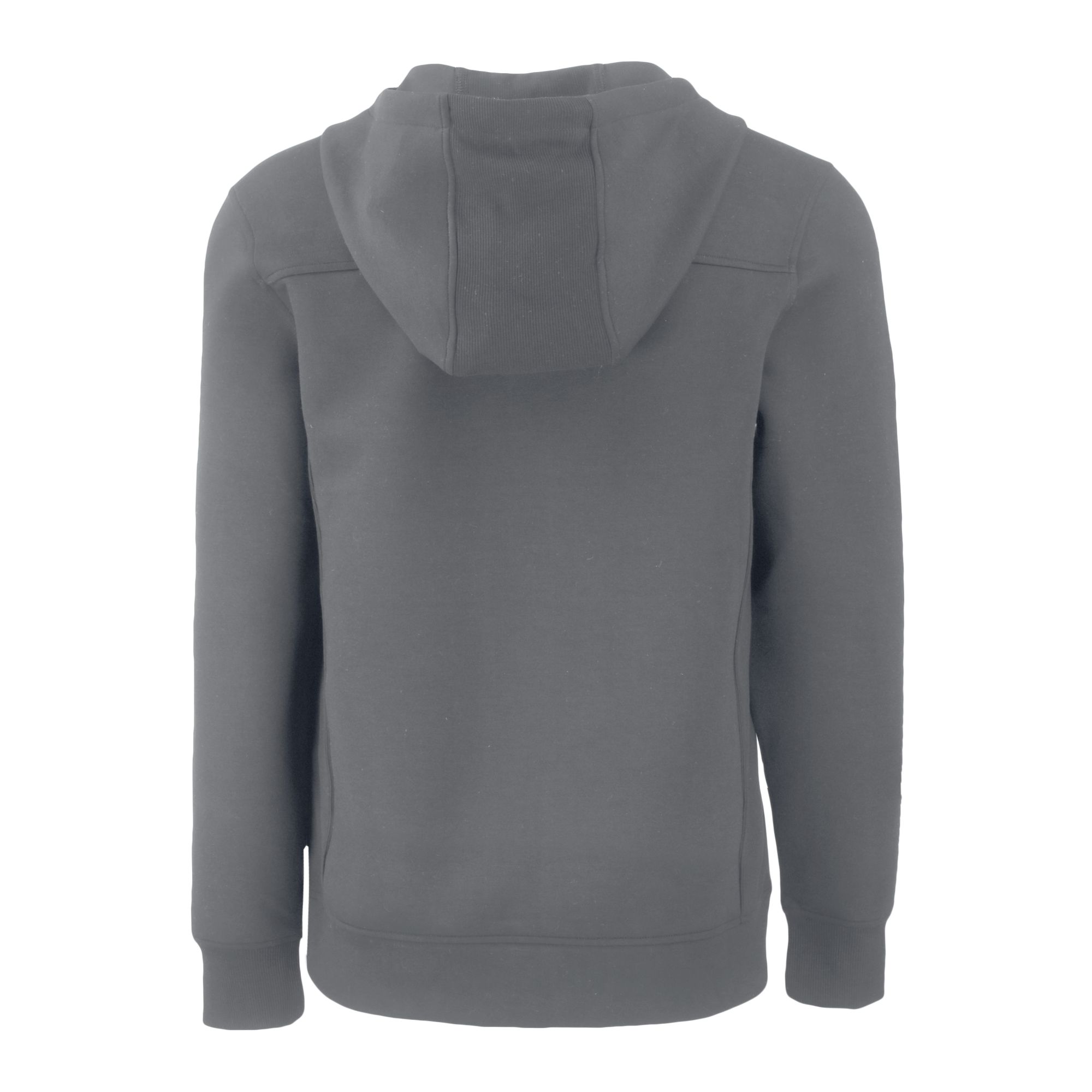 Men's Cutter & Buck Gray Atlanta Falcons Throwback Roam Eco Half-Zip Recycled Pullover Hoodie - Image 7