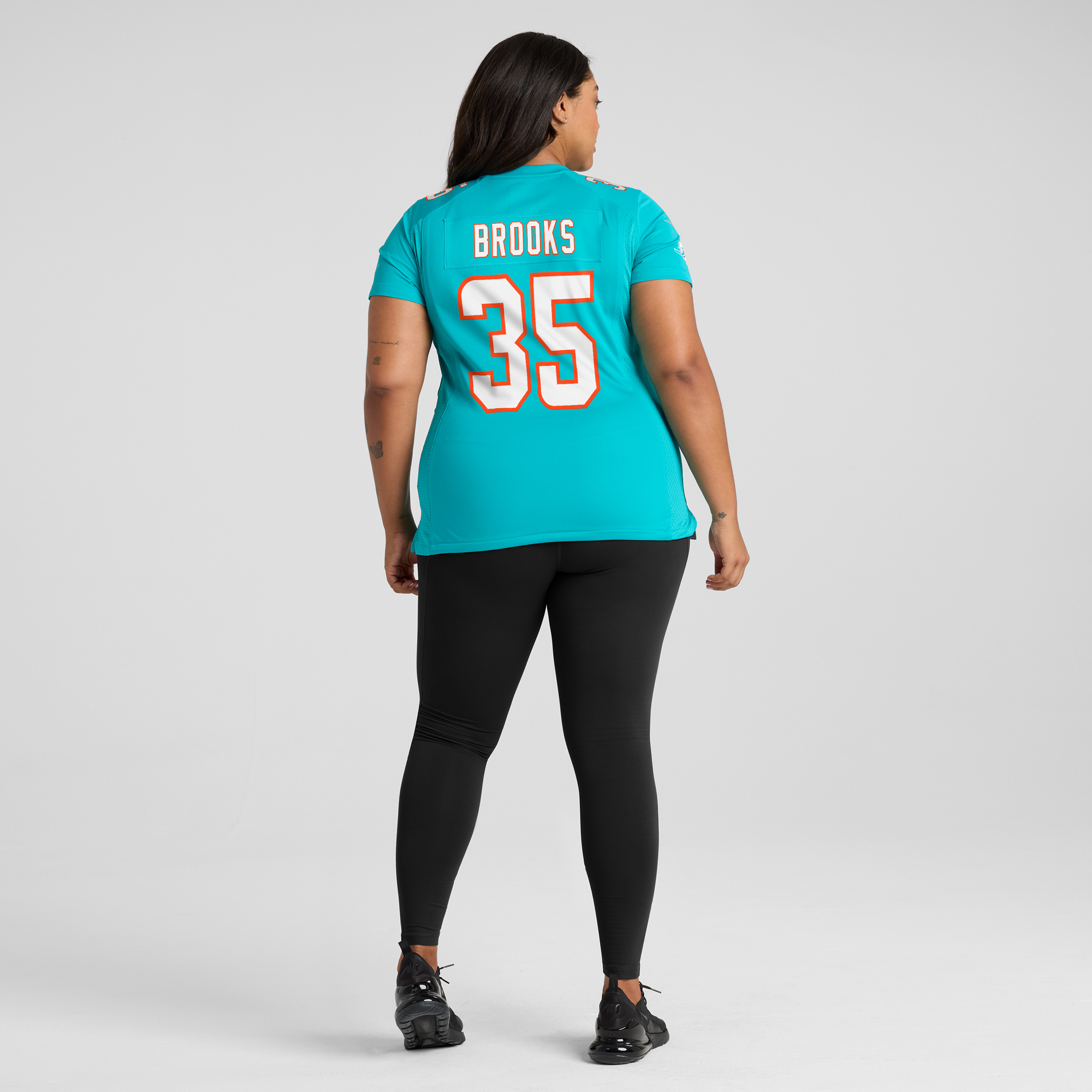 Women's Nike Christopher Brooks Aqua Miami Dolphins Team Game Jersey - Image 17