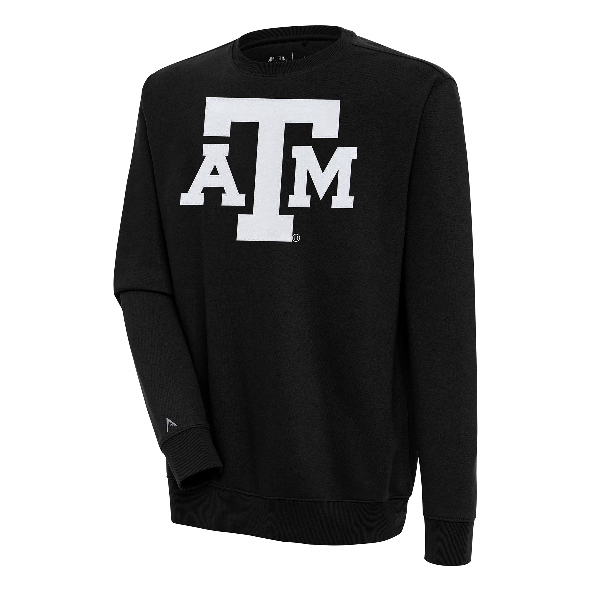 Men's Antigua Black Texas A&M Aggies Victory Pullover Sweatshirt