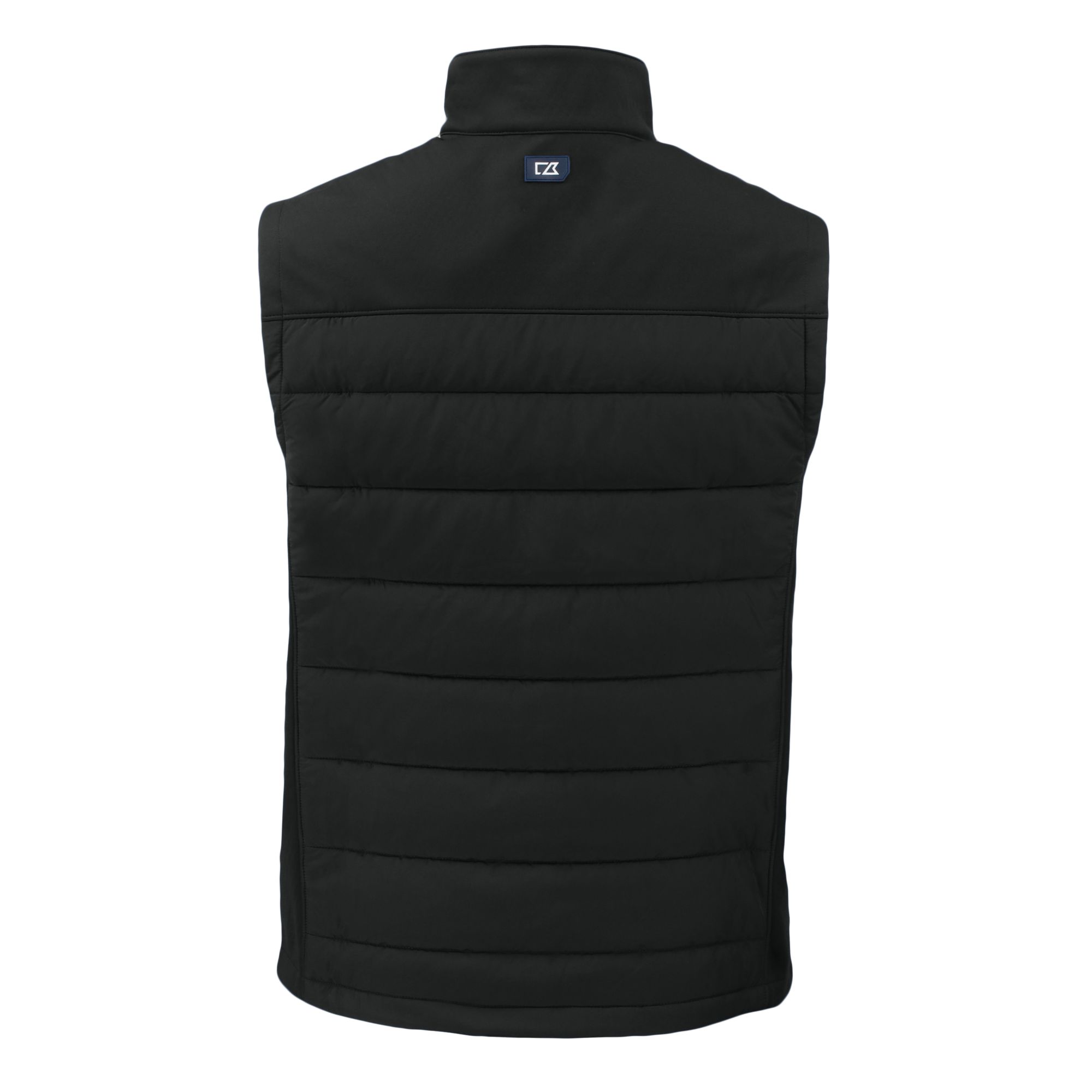 Men's Cutter & Buck Black Baltimore Ravens Helmet Evoke Hybrid Eco Softshell Recycled Full-Zip Vest - Image 4