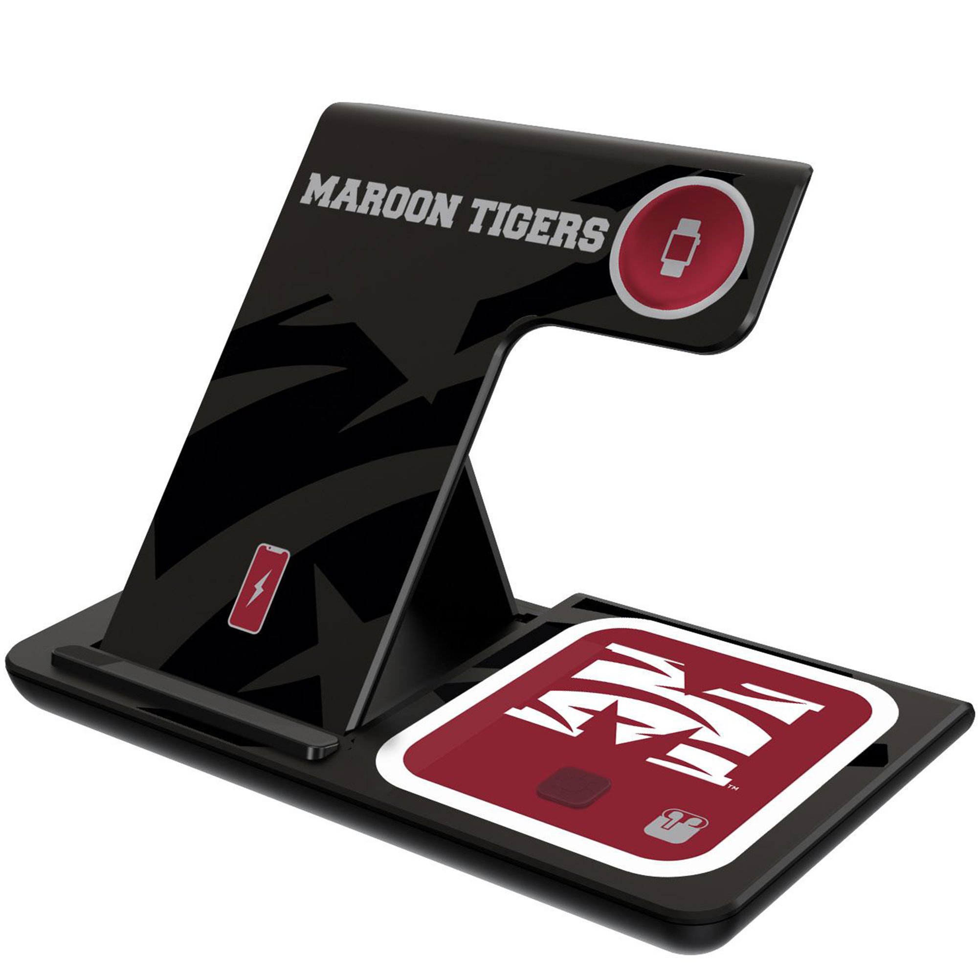 Keyscaper Morehouse Maroon Tigers Three-in-One Charging Station