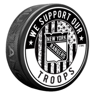 New York Rangers Military Appreciation Puck