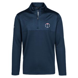 Men's Levelwear Navy Washington Wizards Truth Insignia Core Quarter-Zip Pullover Top