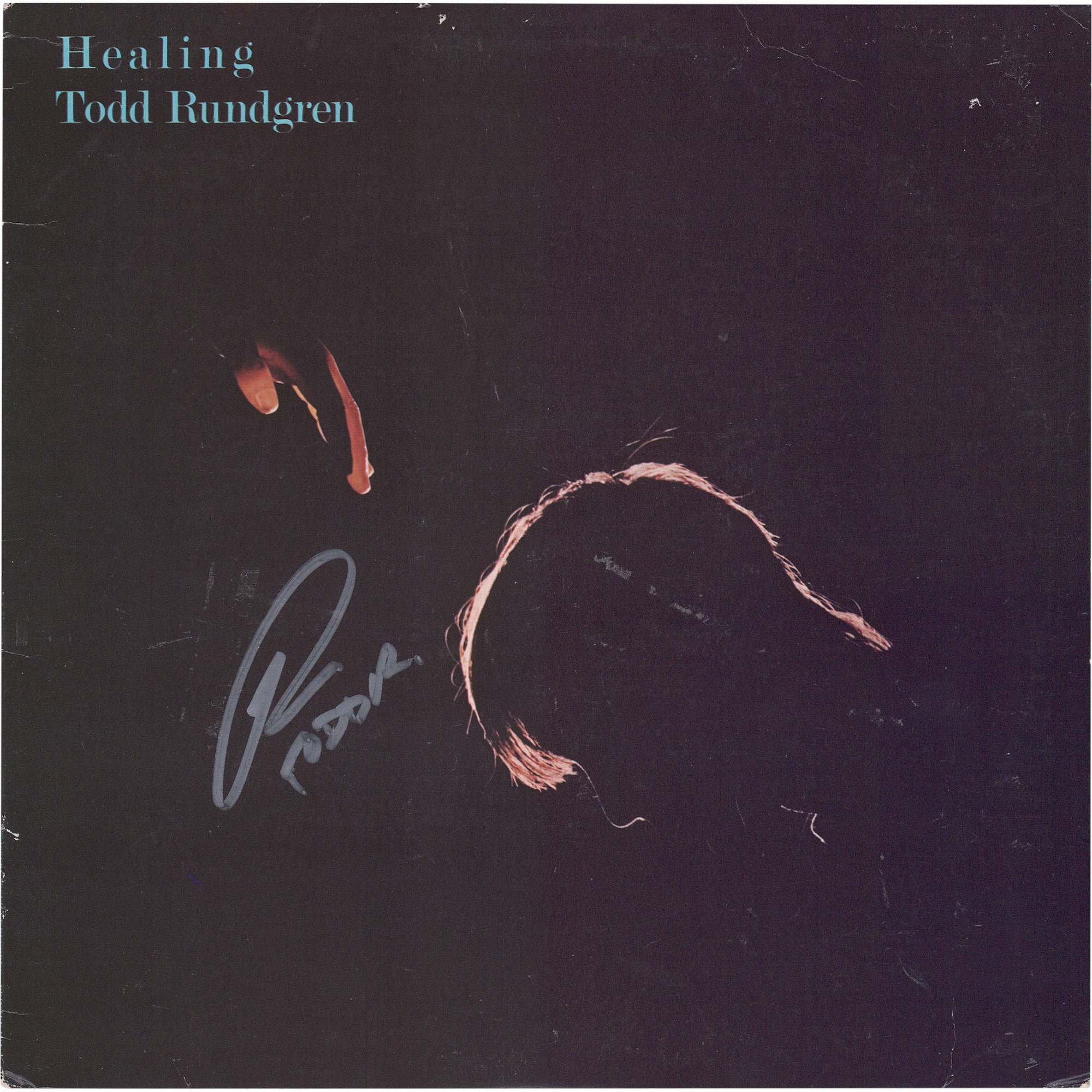 Todd Rundgren Autographed Healing Album - JSA - Image 2