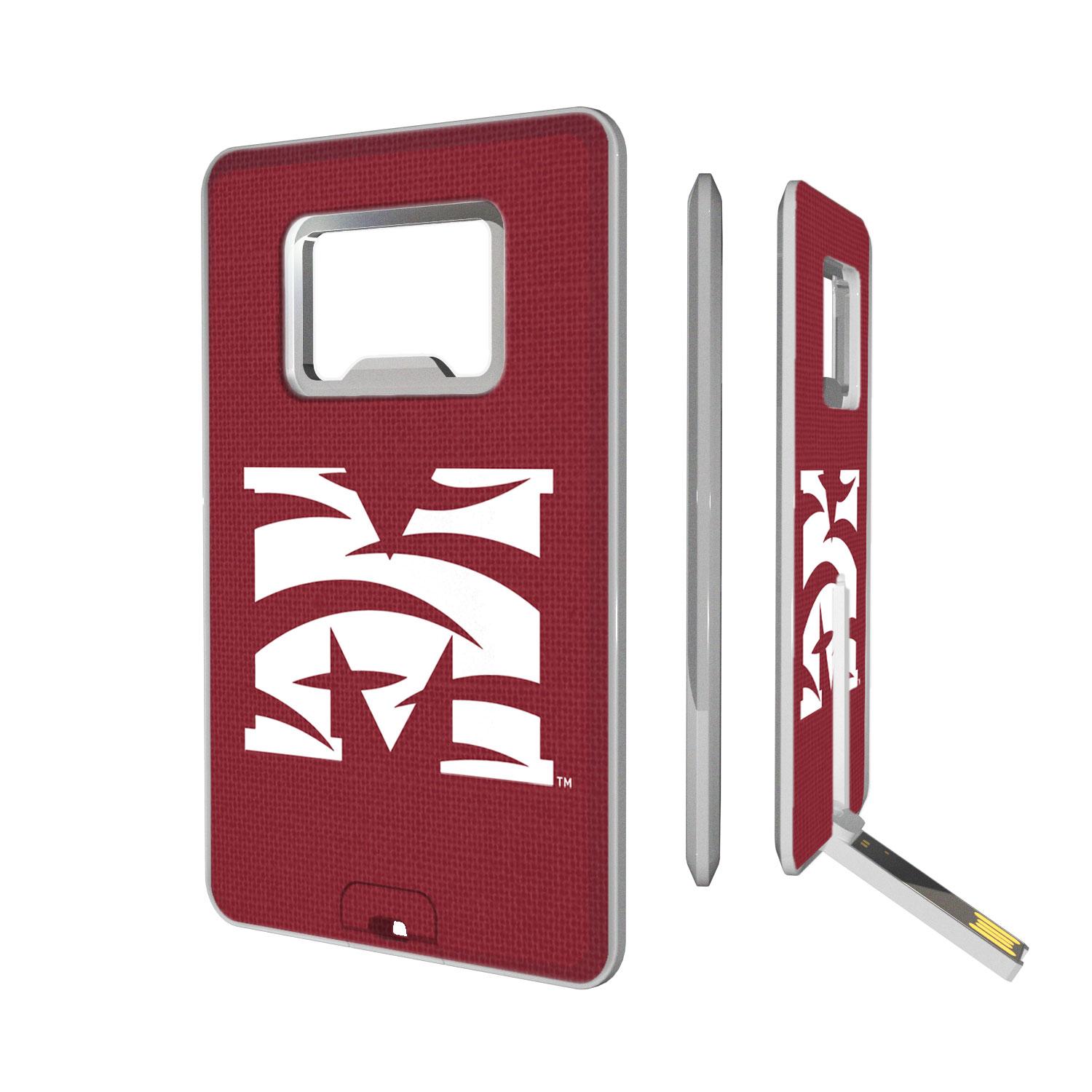 Keyscaper Morehouse Maroon Tigers Solid Credit Card USB Drive & Bottle Opener