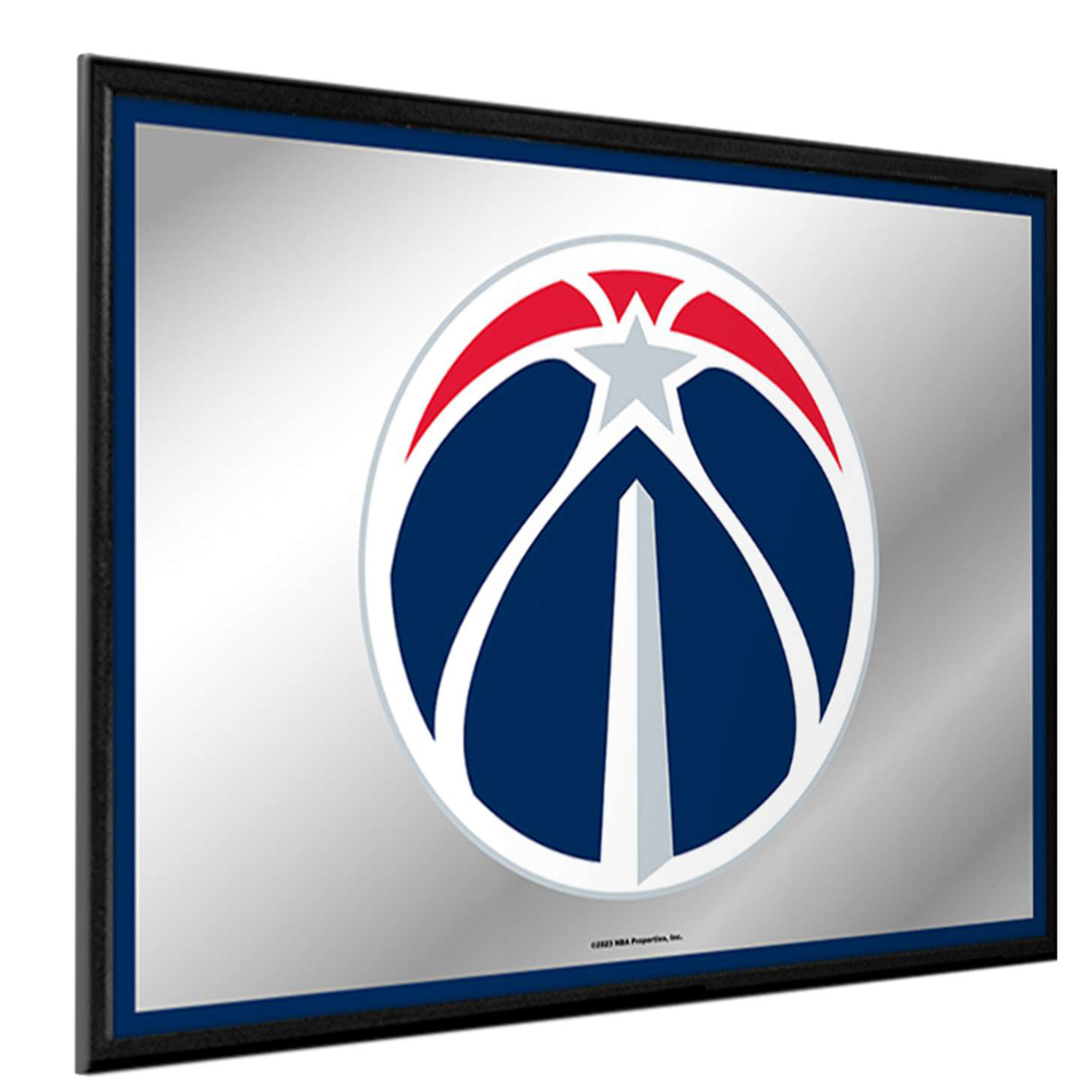 Washington Wizards 27" x 19" Framed Mirrored Wall Sign - Image 3