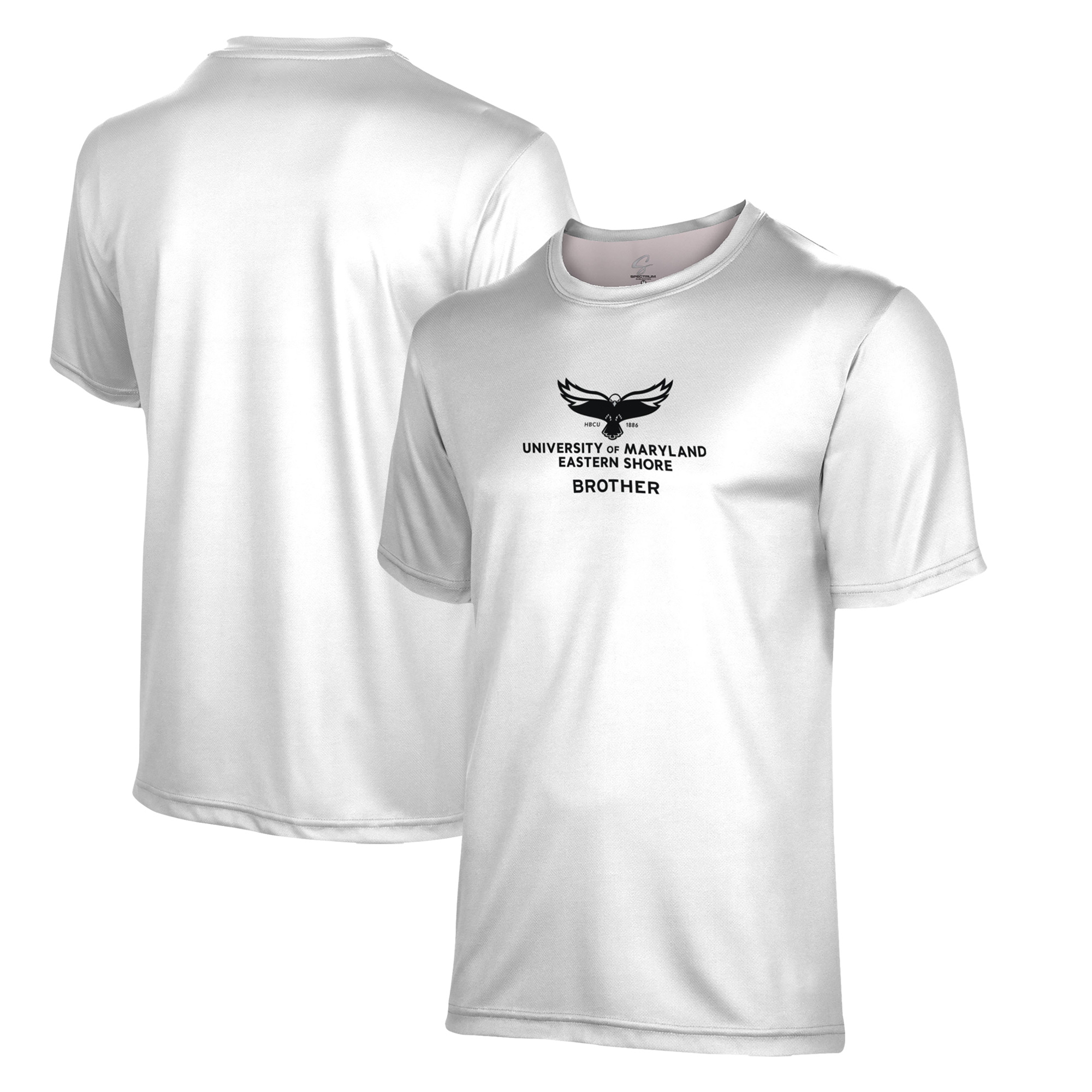 Youth ProSphere White Maryland Eastern Shore Hawks Brother Name Drop T-Shirt