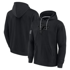 Men's Fanatics Black Atlanta Falcons Elements Pace Fleece Pullover Hoodie