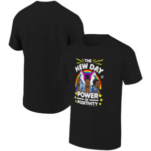 Men's Ripple Junction  Black The New Day Power Of Positivity Graphic T-Shirt