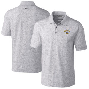 Men's Cutter & Buck Gray Seattle Mariners City Connect Advantage Space Dye Tri-Blend Polo