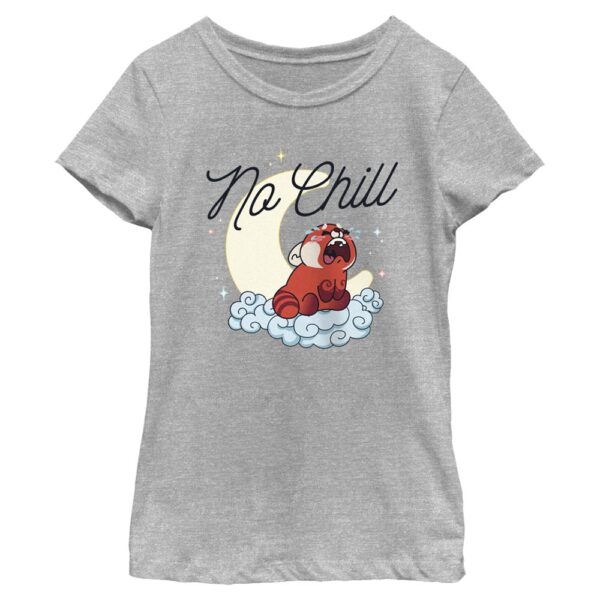 Girl's Mad Engine Heather Gray Turning Red No Chill Graphic T-Shirt