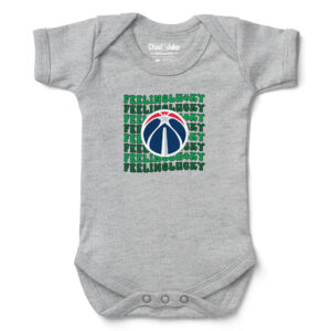 Newborn & Infant Chad & Jake Heather Gray Washington Wizards St. Patrick's Day Feeling Lucky Bodysuit