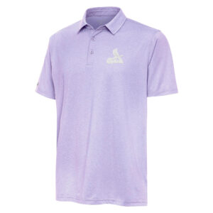 Men's Antigua  Lavender St. Louis Cardinals Par 3 Polo