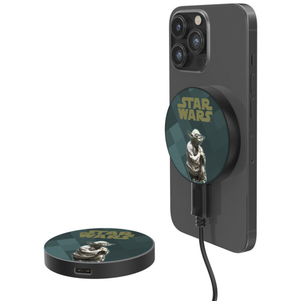 Keyscaper Yoda Star Wars Color Block Wireless Magnetic Charger