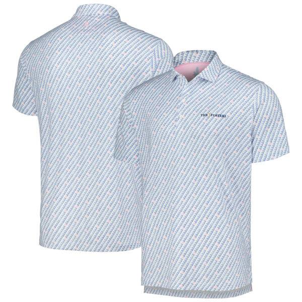 Men's johnnie-O White THE PLAYERS Shrimpy Printed Featherweight Performance Polo - Image 6