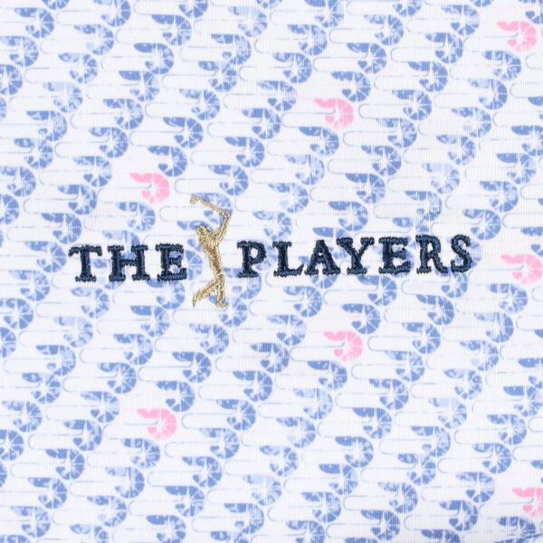 Men's johnnie-O White THE PLAYERS Shrimpy Printed Featherweight Performance Polo - Image 9