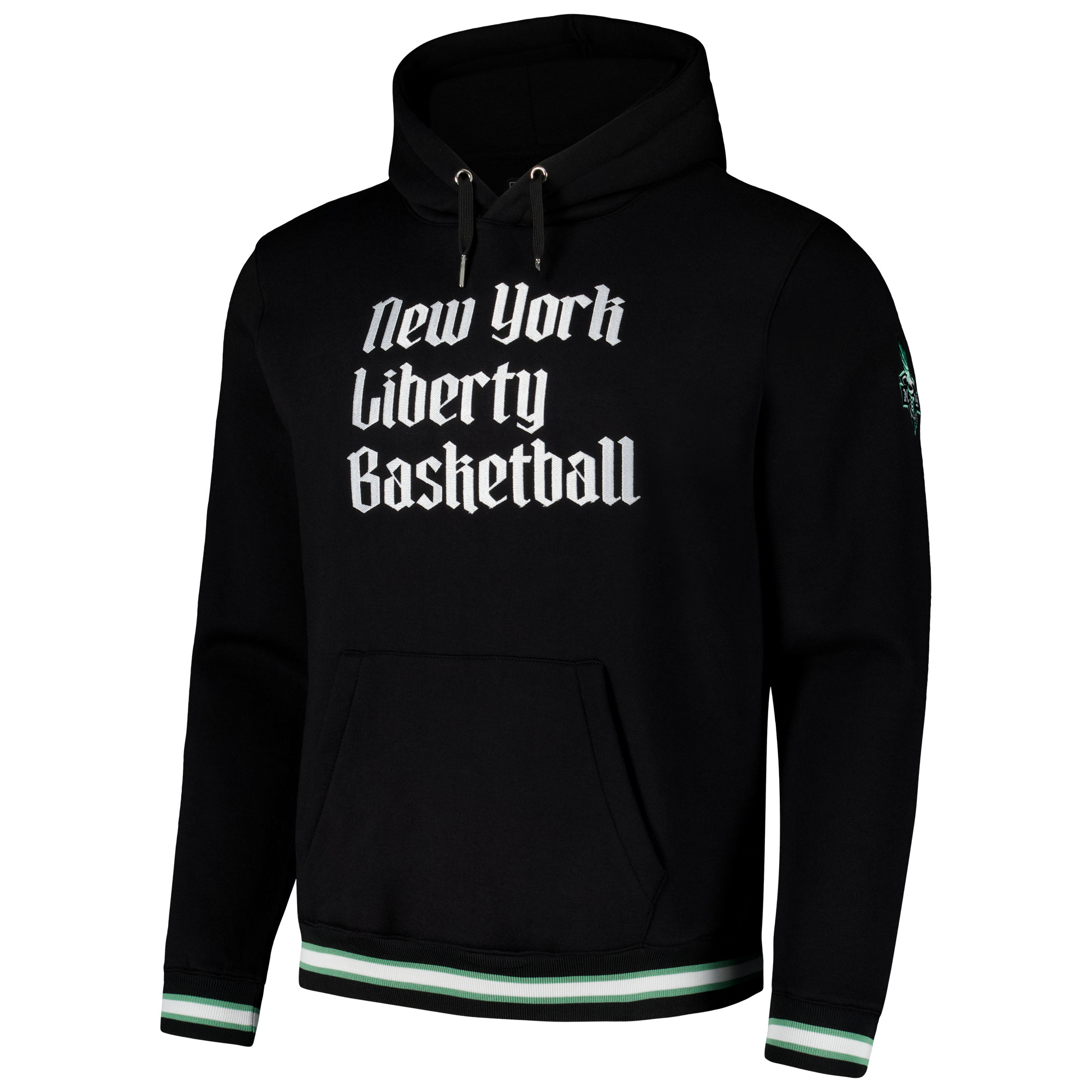 Unisex Black New York Liberty Premium Pullover Hoodie - Image 7