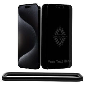 Keyscaper Vancouver Whitecaps FC Personalized iPhone Privacy Glass Screen Protector