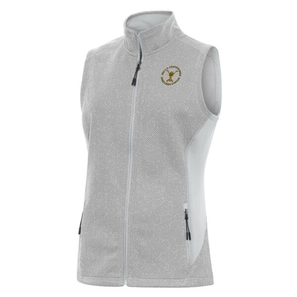 Women's 2024 U.S. Adaptive Open  Antigua Gray Course Full-Zip Vest