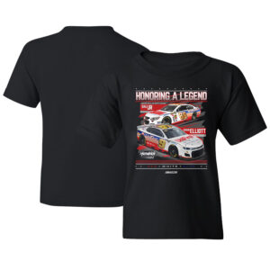 Youth Hendrick Motorsports Team Collection  Black Hendrick Motorsports  Honoring a Legend T-Shirt