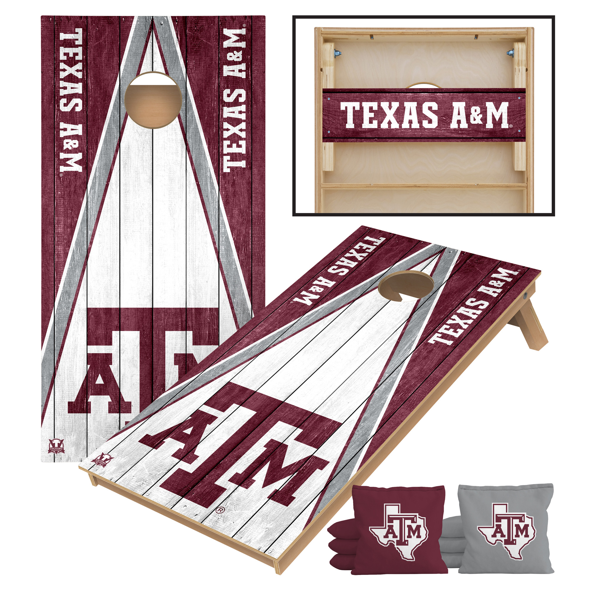 Victory Tailgate Texas A&M Aggies 2' x 4' Tournament Cornhole Board Set