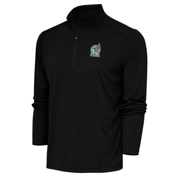 Men's Antigua Black Mexico National Team Statement Quarter-Zip Pullover