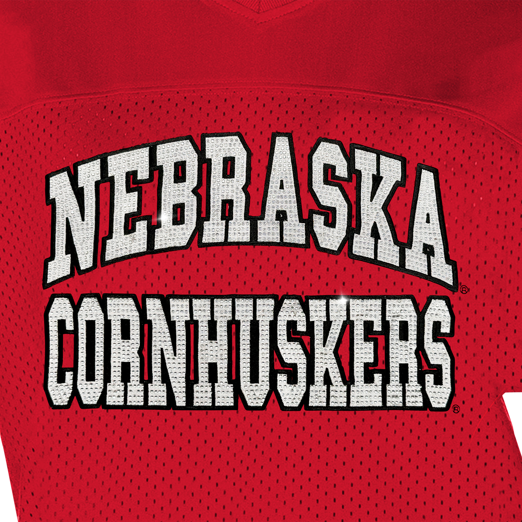 Women's Gameday Couture Red Nebraska Huskers Until Kickoff Rhinestone Fashion T-Shirt - Image 16