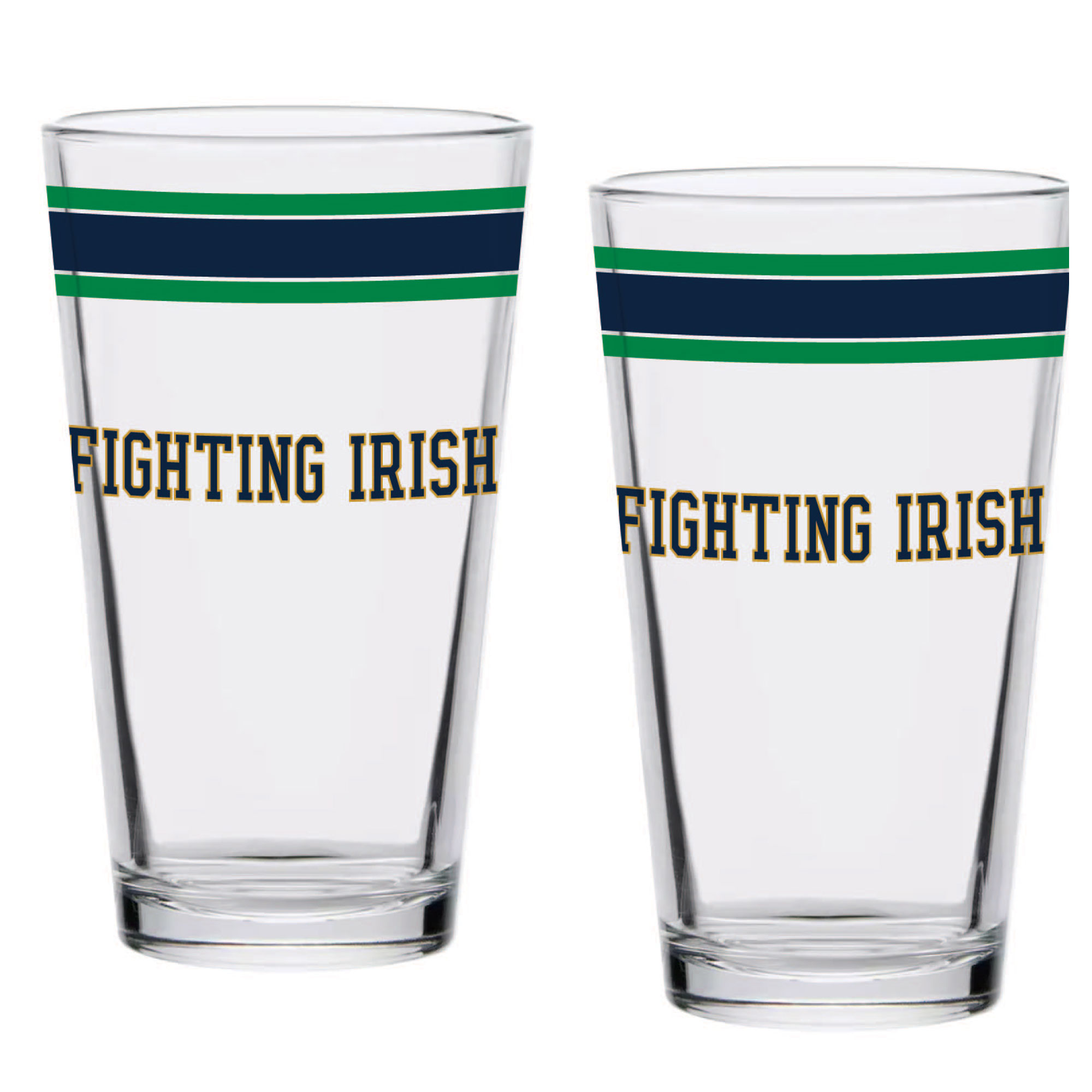 Notre Dame Fighting Irish 16oz. Classic Pint Glass Two-Pack - Image 4