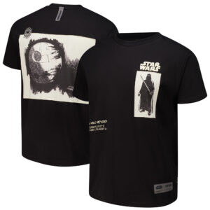Unisex Black Star Wars Darth Vader Patch T-Shirt